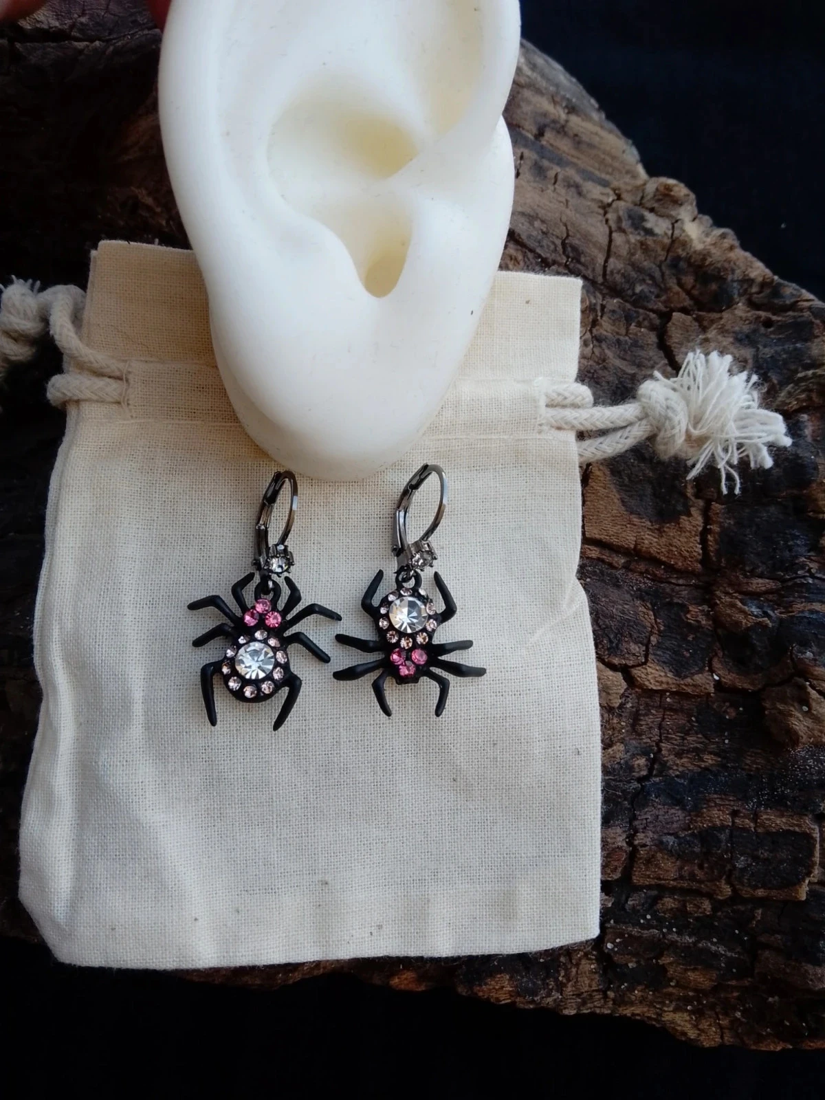 Brincos aranha pretos – photo 2